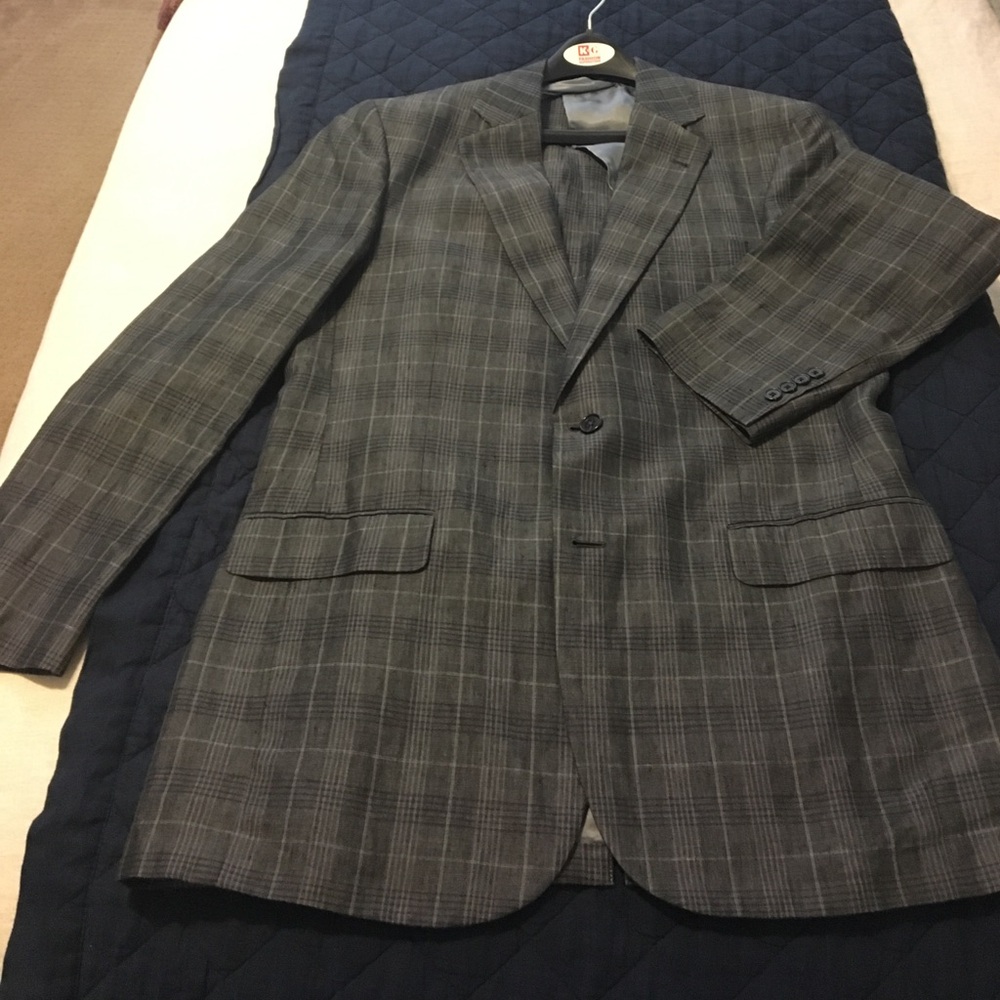 Brooks Brothers Gray Plaid Blazer